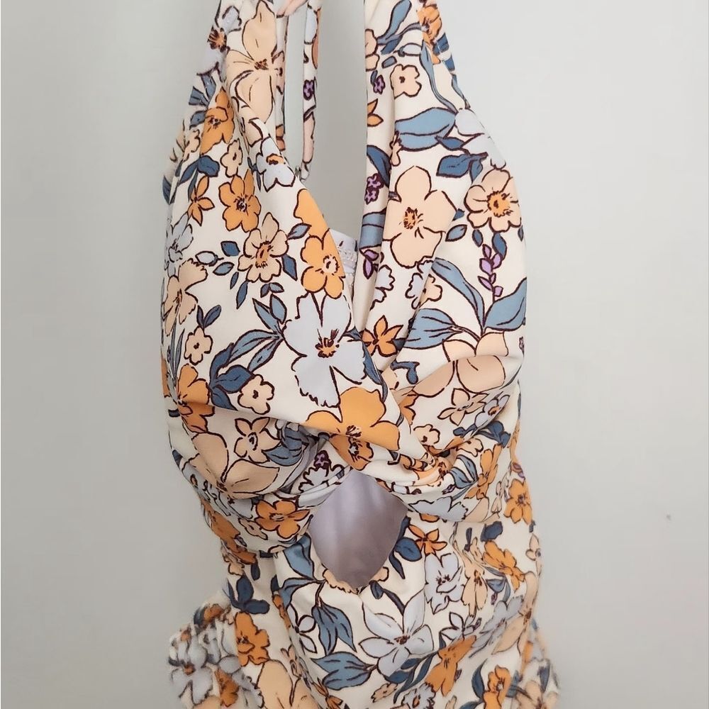 Cupshe Women's One Piece Floral Swimsuit Xs